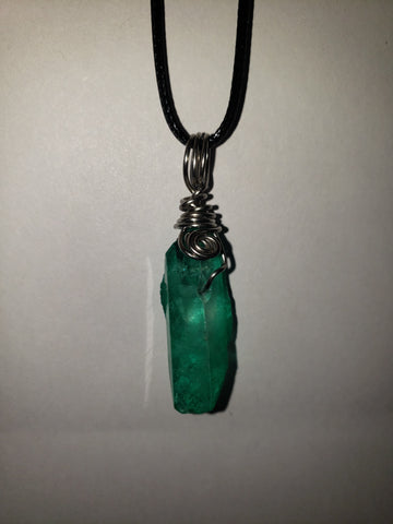 Green Crystal Necklace